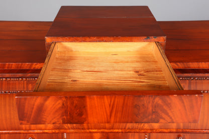 Stilvoller Louis Philippe Sekretär um 1880 Kommode Antik Biedermeier Stil Bürokommode