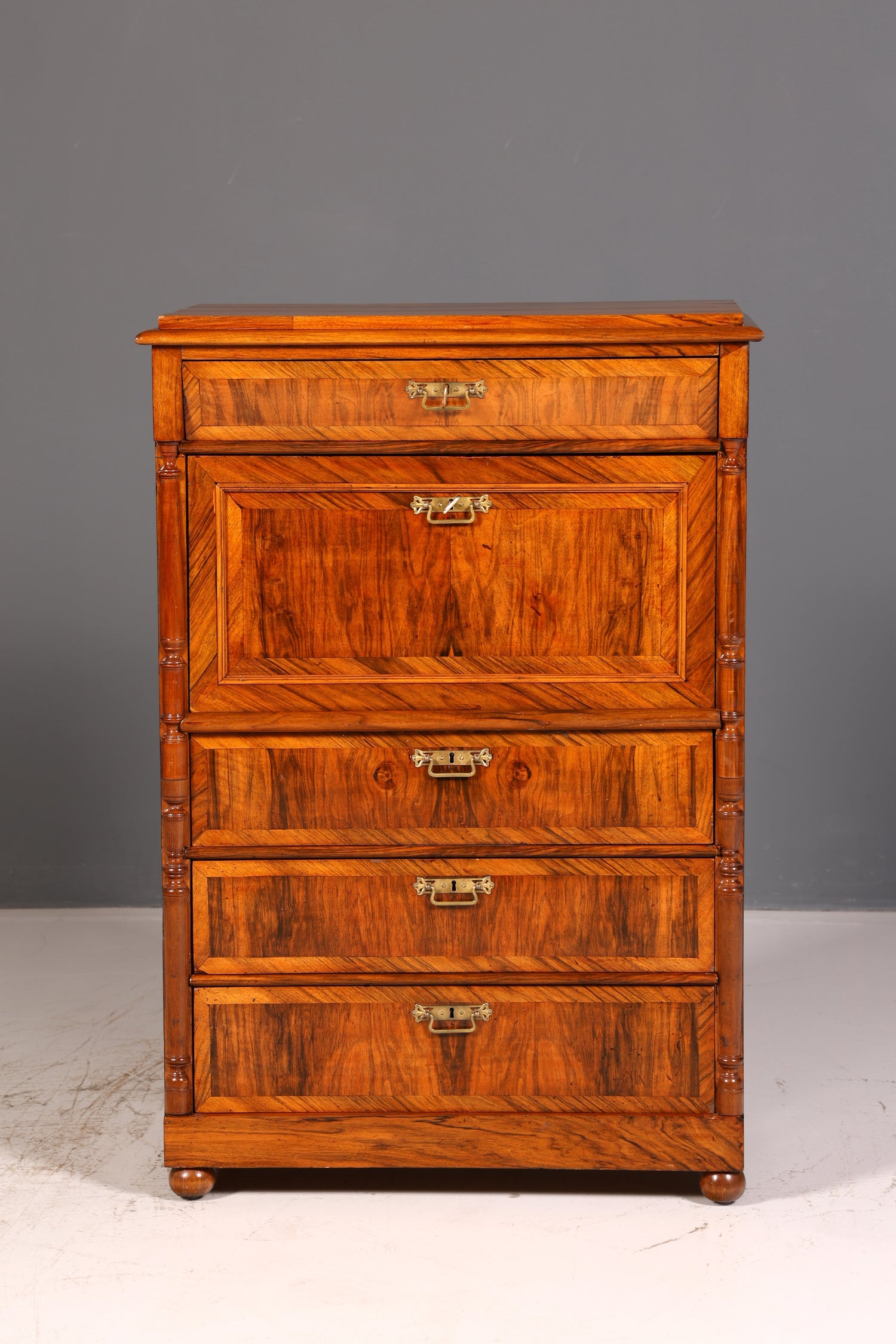 Wunderschöner Gründerzeit Sekretär Kommode Jugendstil Schubladenkommode Antik Vertiko Vintage