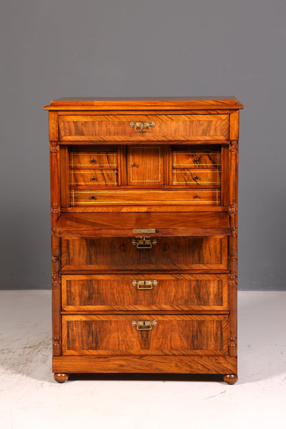 Wunderschöner Gründerzeit Sekretär Kommode Jugendstil Schubladenkommode Antik Vertiko Vintage