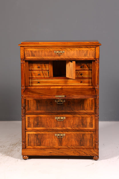 Wunderschöner Gründerzeit Sekretär Kommode Jugendstil Schubladenkommode Antik Vertiko Vintage