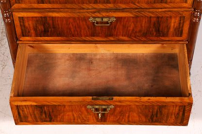 Wunderschöner Gründerzeit Sekretär Kommode Jugendstil Schubladenkommode Antik Vertiko Vintage