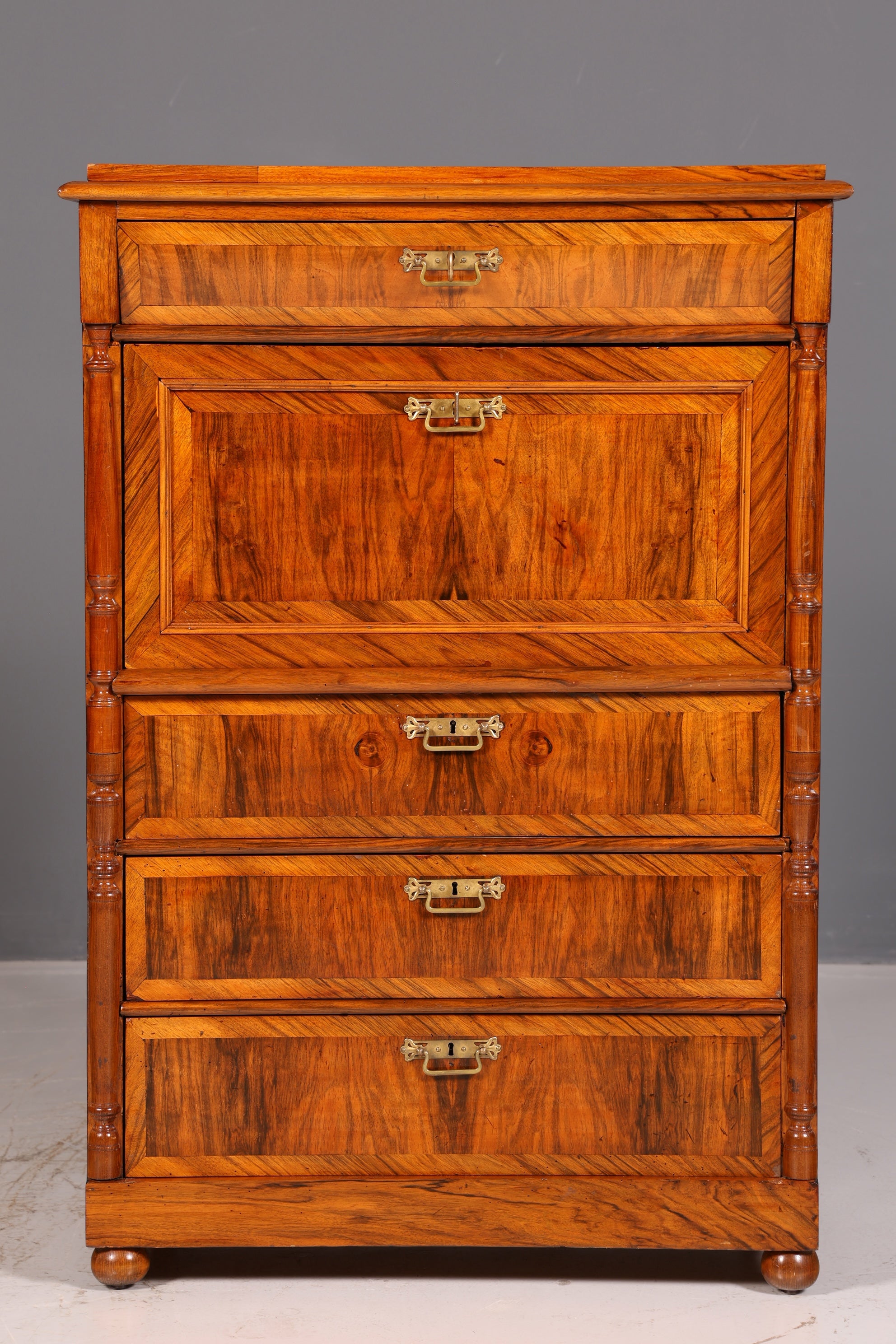 Wunderschöner Gründerzeit Sekretär Kommode Jugendstil Schubladenkommode Antik Vertiko Vintage