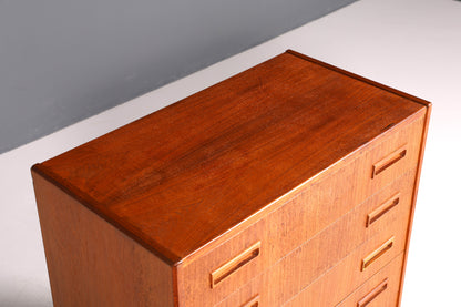 Wunderschöne Mid Century Kommode Vintage Teak Holz Vertiko Danish Design Schrank Schubladenkommode