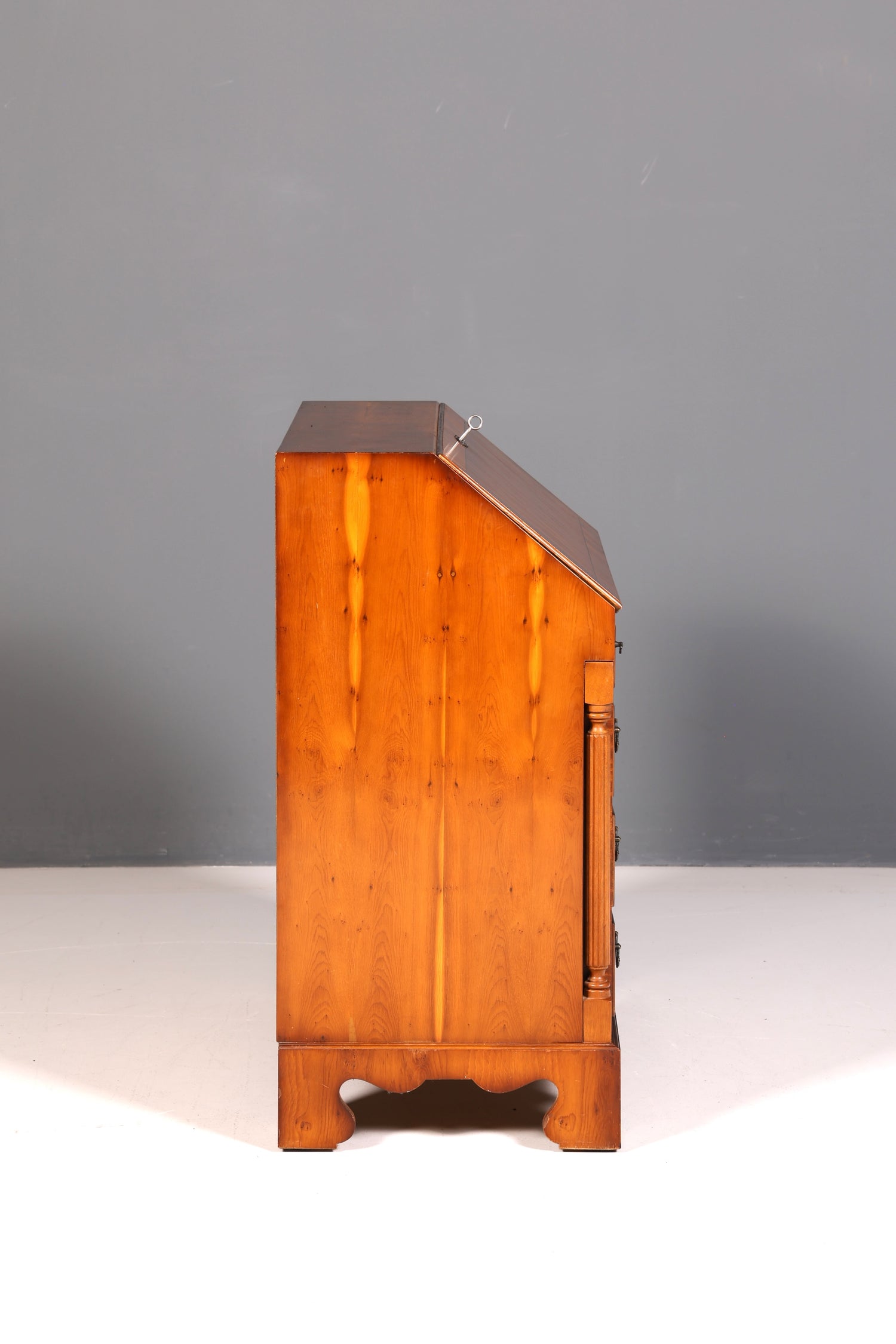 Wunderschöner Englischer Sekretär Schreibkommode Echt Holz Biedermeier Stil Schreibtisch Kommode