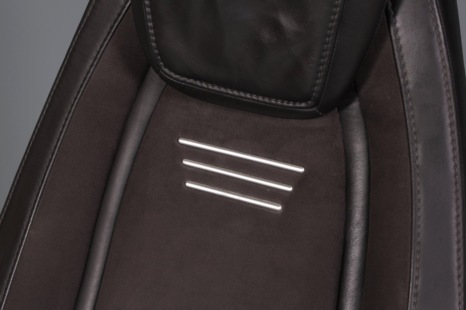 Edler Designer Sessel mit Hocker &quot;Recaro&quot; echt Leder Relax Armlehnsessel Fussablage