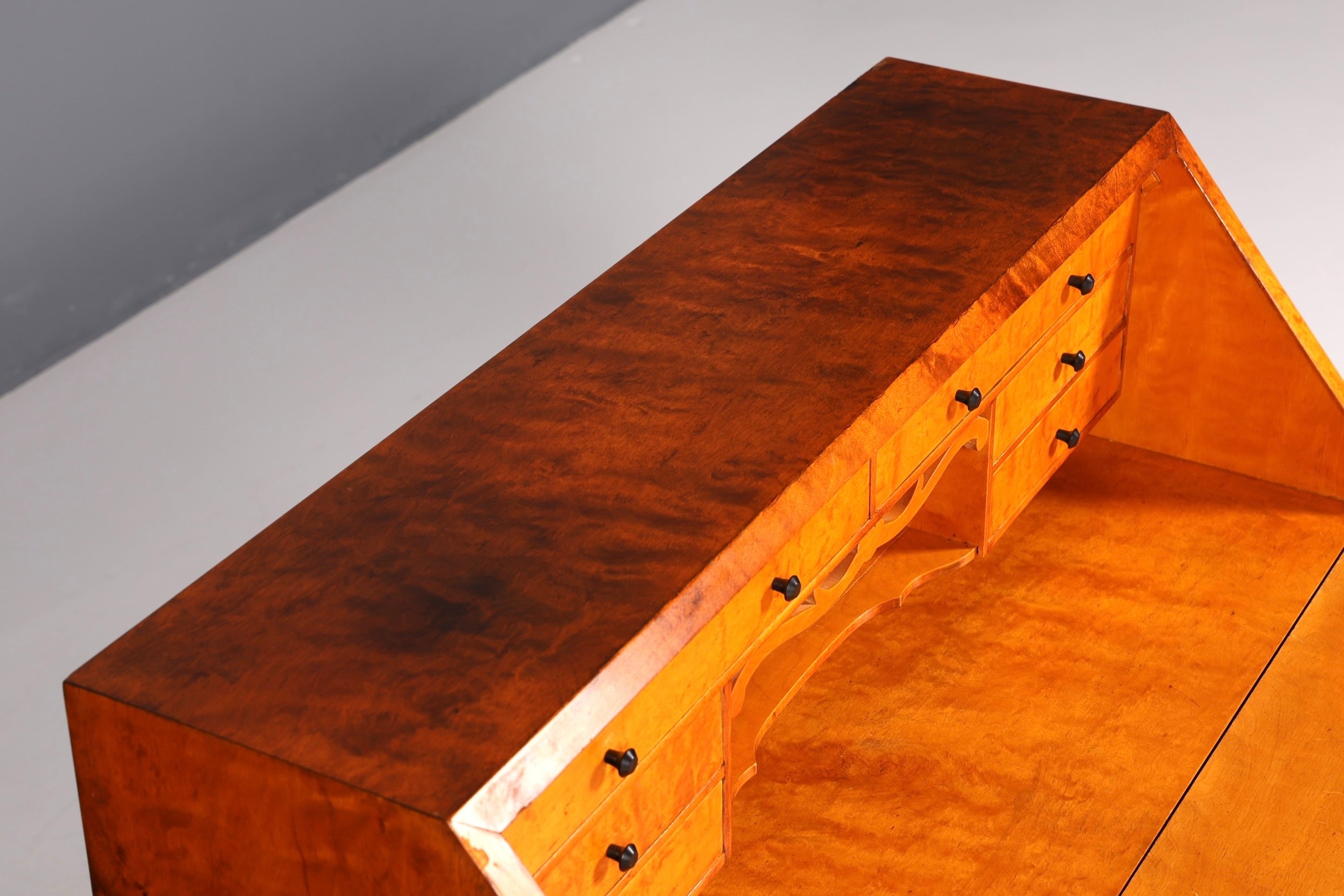 Wunderschöner Sekretär um 1930 Büro Kommode Kirschholz Sekretär Schreibtisch Kommode