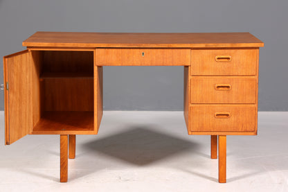 Wunderschöner Mid Century Schreibtisch Danish Design Teak Holz Bürotisch Vintage Office Table