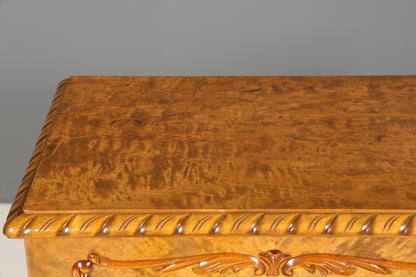 Traumhafter Chippendale Schrank Barock Stil Vertiko Highboard Englisch Antik 50s 60s Kommode