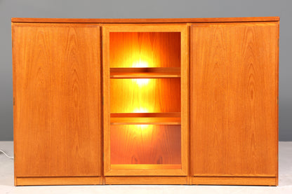 Traumhafter Mid Century Highboard Retro Vitrine 60er Jahre Schrank Regal Kommode