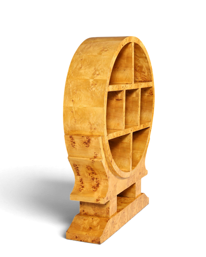 Aussergewöhnliches Art Deco Stil Bücherregal Birke Luxus Regal Bookshelf