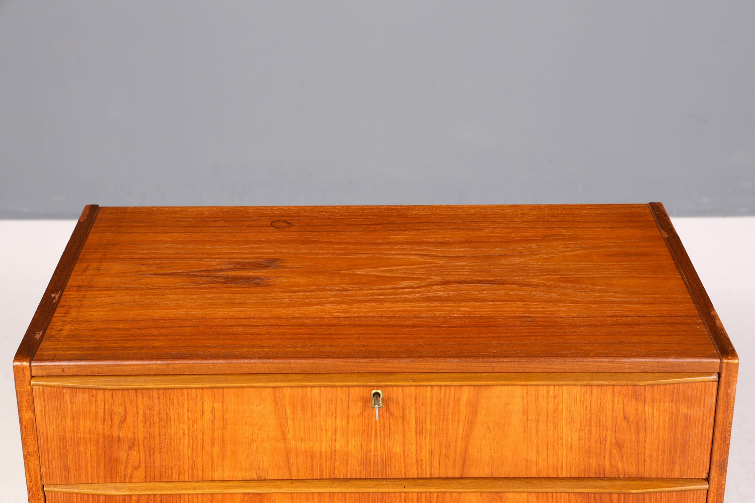Traumhafte Mid Century Kommode Teak Danish Design Holz Sideboard Vintage Schubladen Kommode