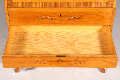 Wunderschöner Sekretär um 1930 Büro Kommode Schreibkommode Kirschholz Schreibtisch