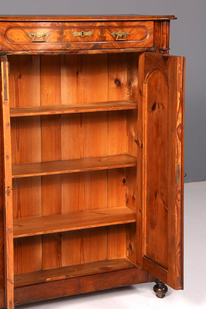 Wunderschöner Louis Philippe Schrank Gründerzeit Vertiko Highboard Antik um 1880