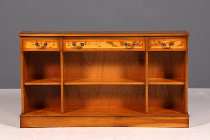 Wunderschönes Englisches Bücherregal Eibe Antik Regal Bookshelf Sideboard Buchablage 60s