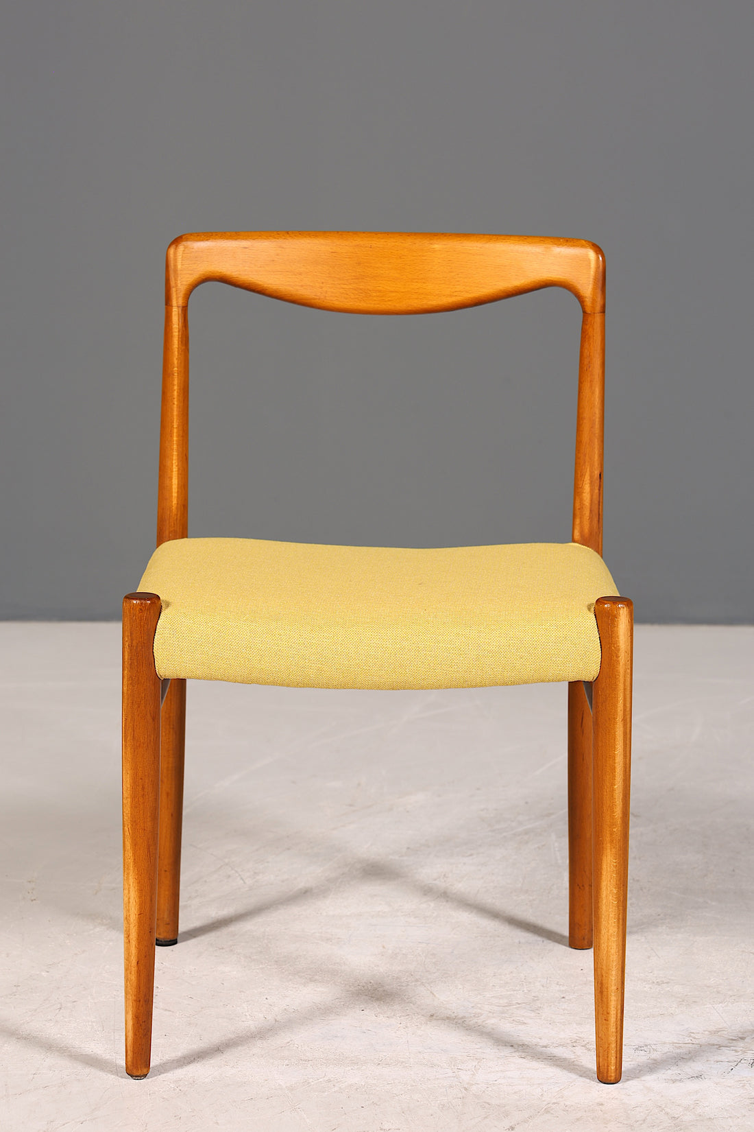 Wunderschöner Mid Century Teak Holz Stuhl Retro Stuhl Danish Design Küchenstuhl Sekretär Stuhl