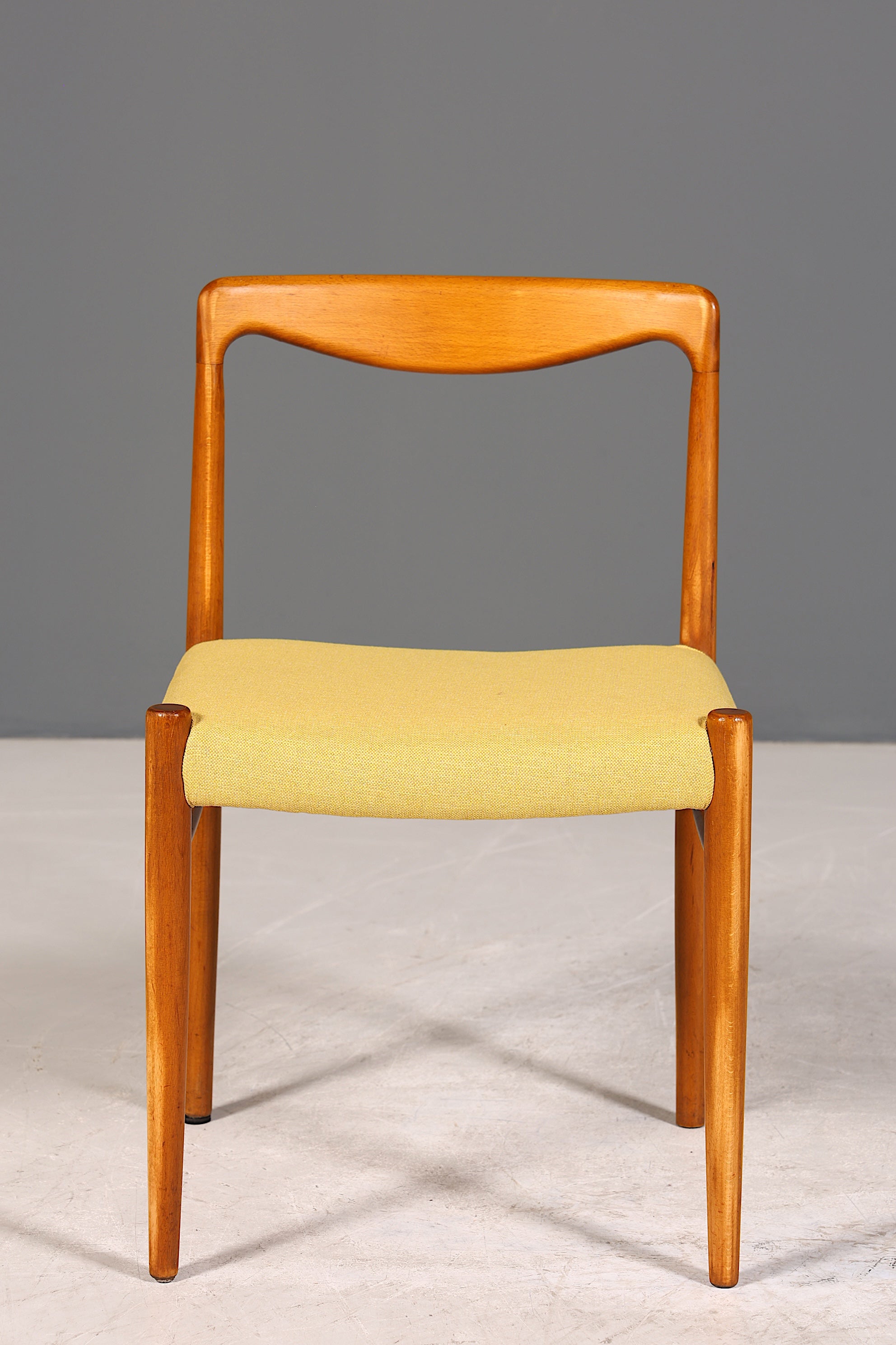 Wunderschöner Mid Century Teak Holz Stuhl Retro Stuhl Danish Design Küchenstuhl Sekretär Stuhl