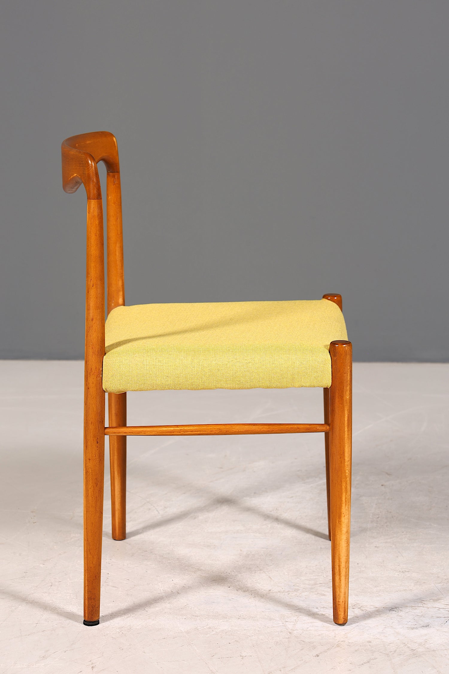 Wunderschöner Mid Century Teak Holz Stuhl Retro Stuhl Danish Design Küchenstuhl Sekretär Stuhl