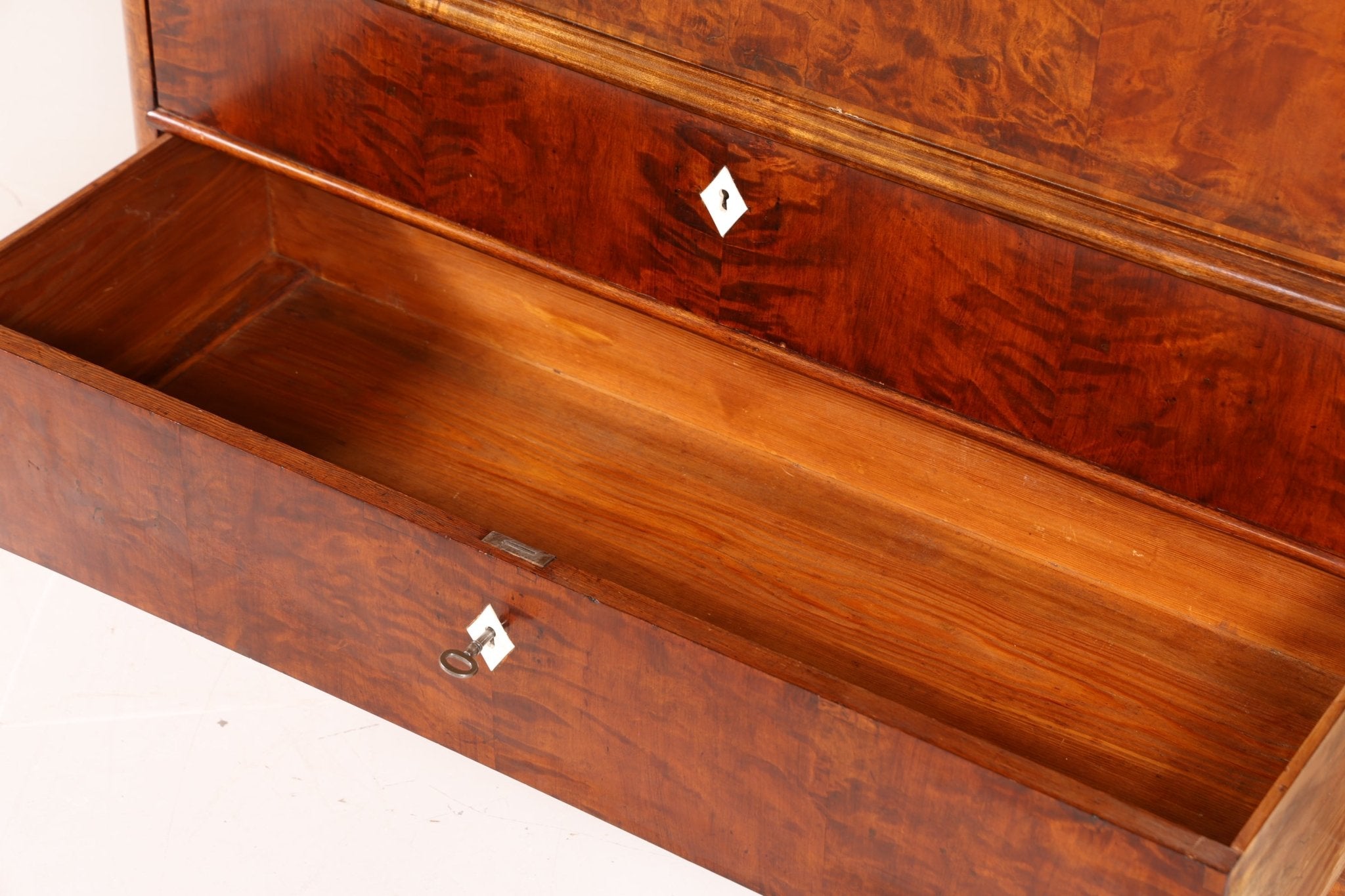 Wunderschöner Original Biedermeier Sekretär um 1860 Kommode Antik Bürokommode