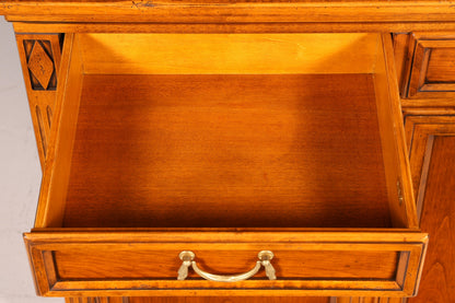 Traumhafte Original Selva Vitrine Antik Stil Massivholz Buffet Villa Borghese Schrank Bibliothek