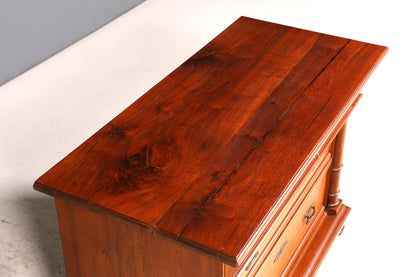 F133 Finish Wunderschöne Gründerzeit Kommode Louis Philippe Nussbaum Schubladen Kommode Sideboard um 1880