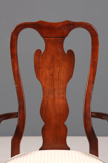 F140 Finish 2v2 DREXEL Wunderschöner Englischer Stuhl UK Küchenstuhl Antik Stil Sekretär Stuhl Polsterstuhl