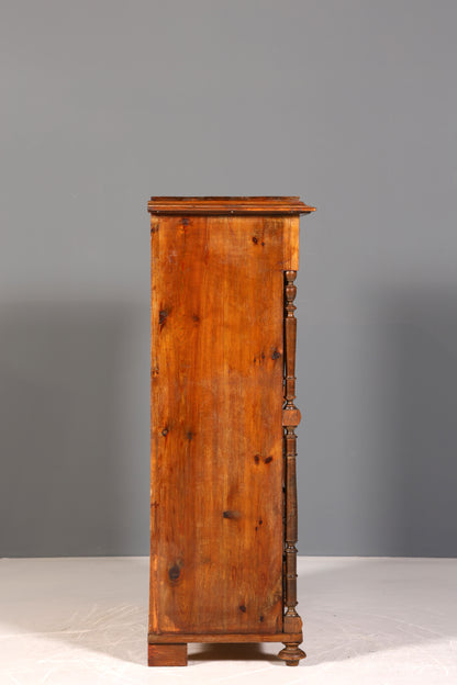 Wunderschöner Jugendstil Sekretär Nussbaum Gründerzeit Vertiko Antik Kommode um 1900