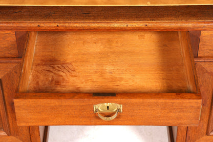 Traumhafter Jugendstil Schreibtisch Eiche Gründerzeit Bürotisch Echt Holz Desk Office Table Antik Vintage