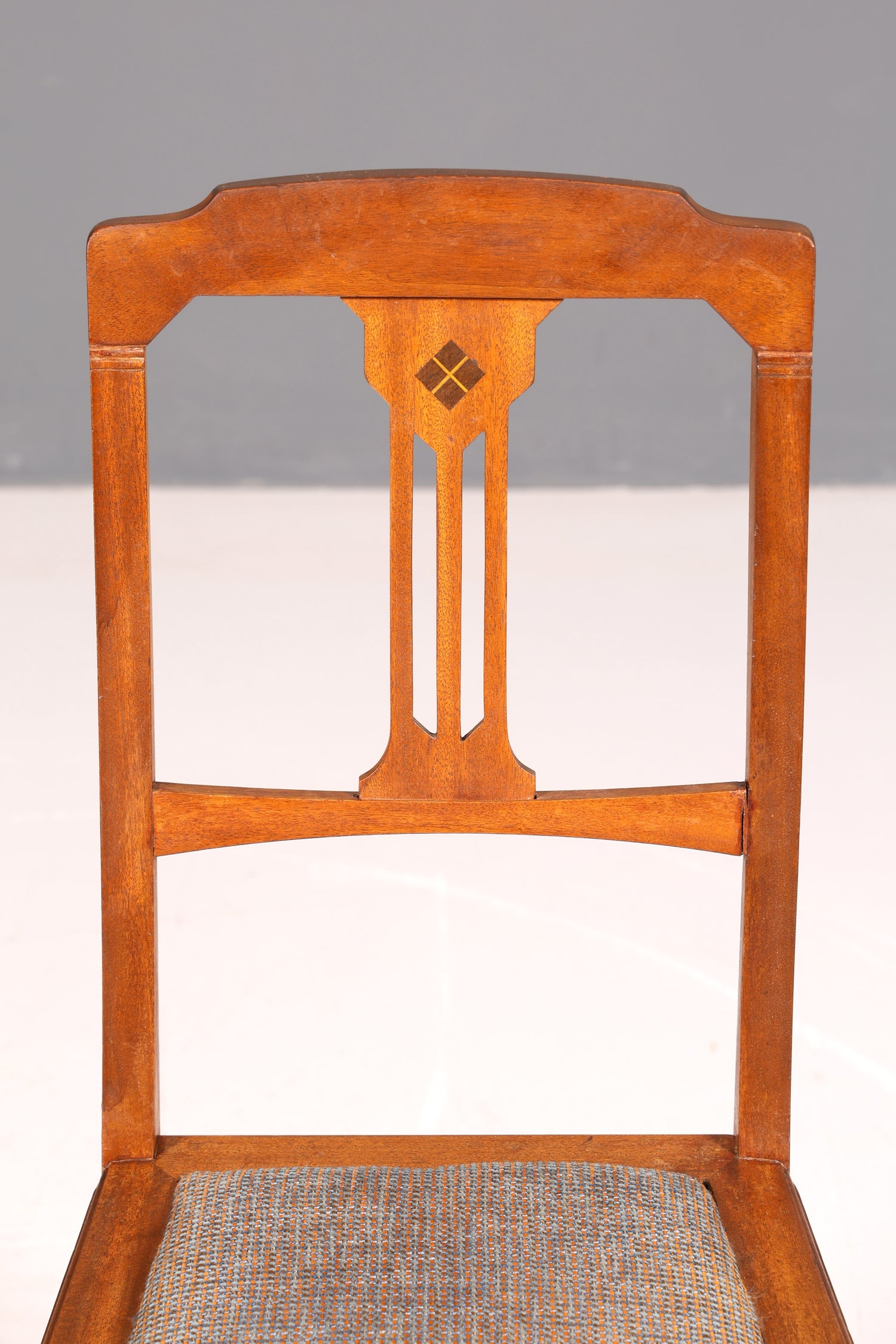 Wunderschöner Jugendstil Stuhl Sekretär Stuhl Antik Eiche Küchenstuhl um 1900 Esszimmerstuhl