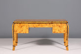 Wunderschöner Art Deco Stil Schreibtisch Bürotisch Antik Stil Birke Office Desk
