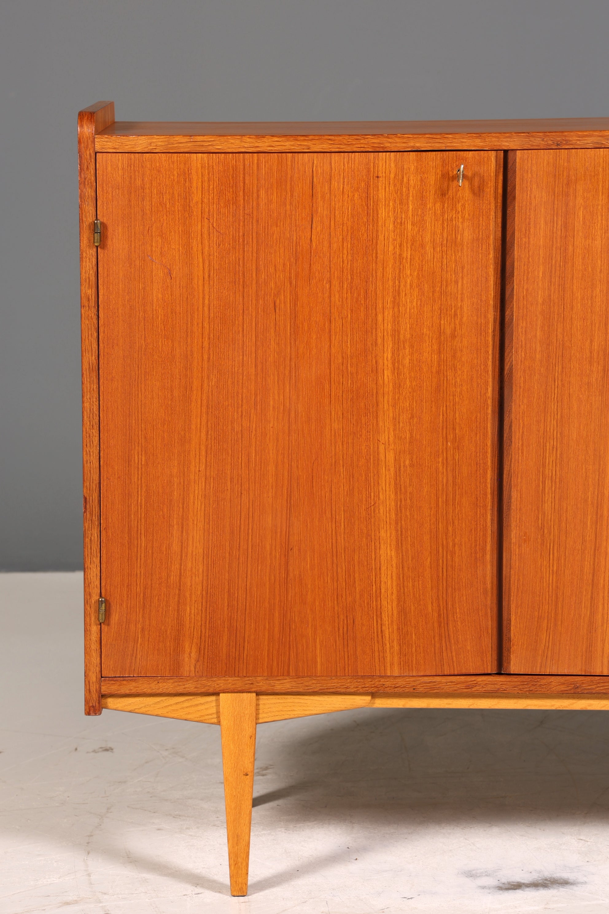 Wunderschönes Mid Century Highboard echt Holz Schrank Büro Kommode 60er Jahre