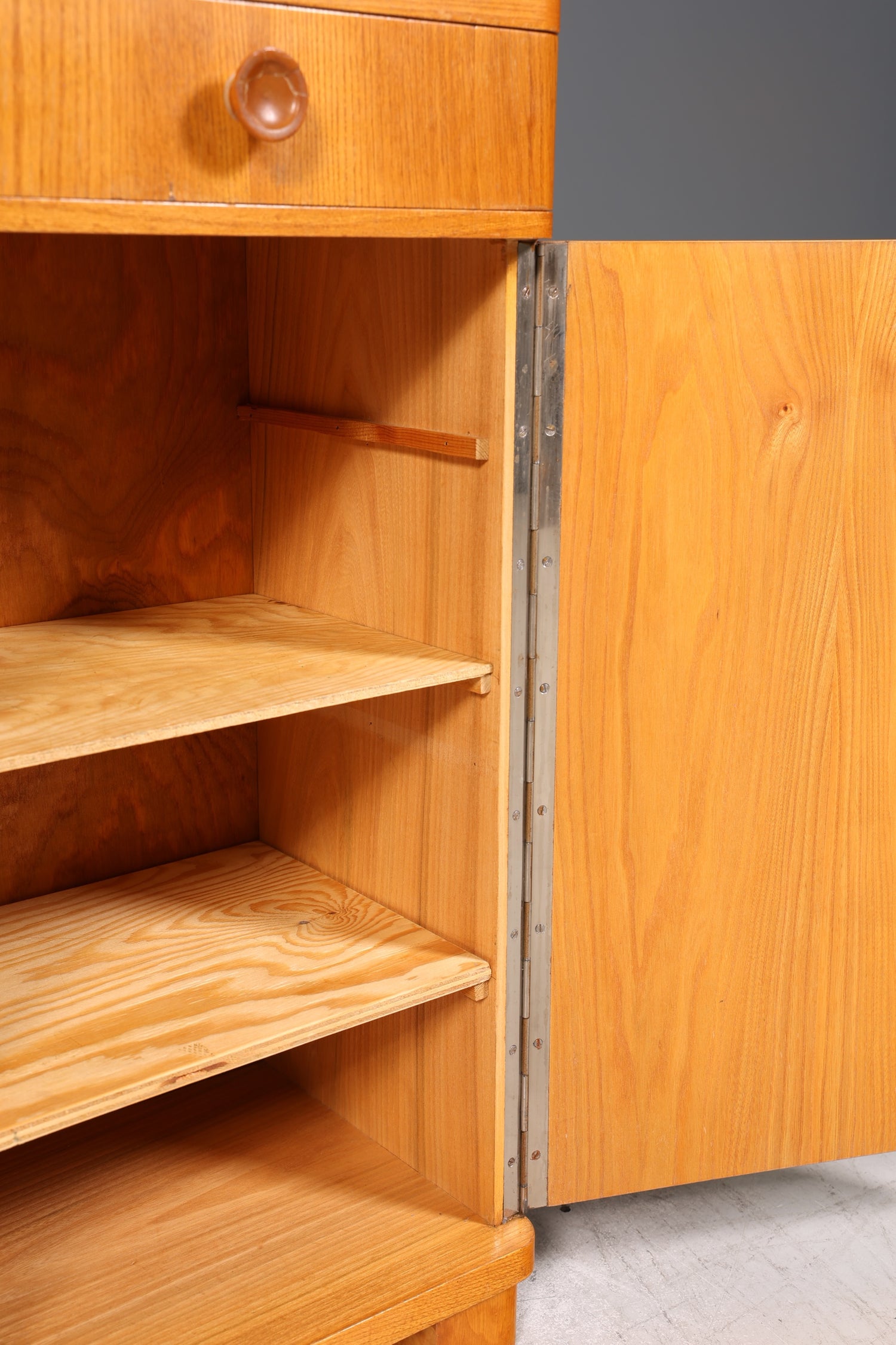 Schlichtes Mid Century Sideboard Vintage TV Schrank Retro Regal Bücherregal 60s