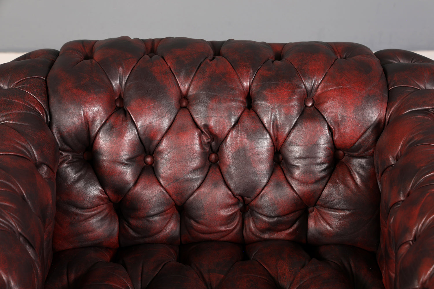Wunderschöner Original Chesterfield Sessel Englisch Leder Armlehnsessel Herrensessel 1 von 2