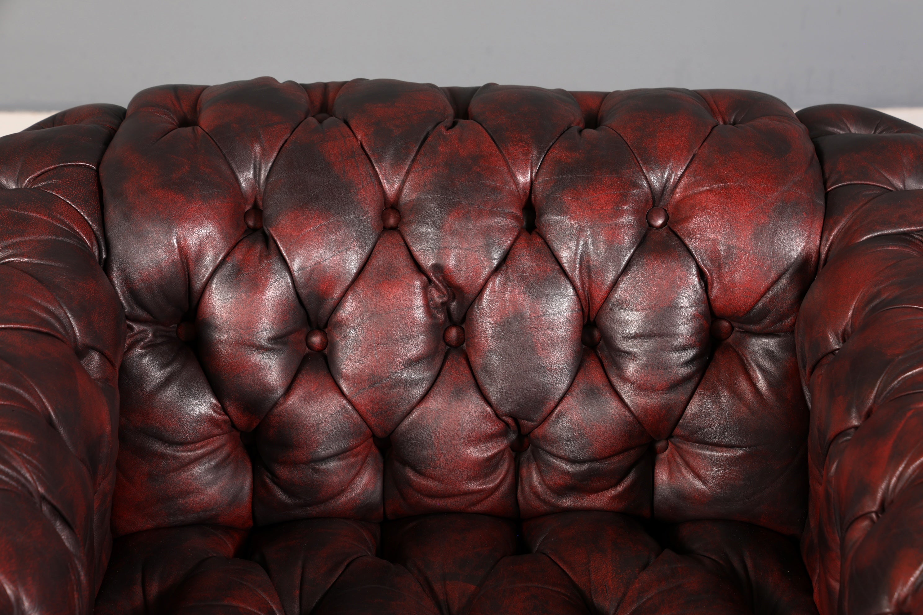 Wunderschöner Original Chesterfield Sessel Englisch Leder Armlehnsessel Herrensessel 1 von 2