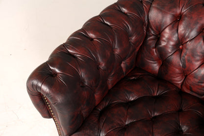 Wunderschöner Original Chesterfield Sessel Englisch Leder Armlehnsessel Herrensessel 2 von 2