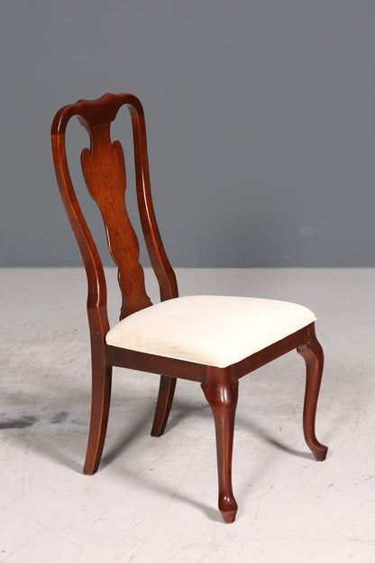 4x Edle Drexel Heritage Stühle Amerikanisch USA Chippendale Stil Stuhlset Küchenstuhl Set Esszimmer Stühle