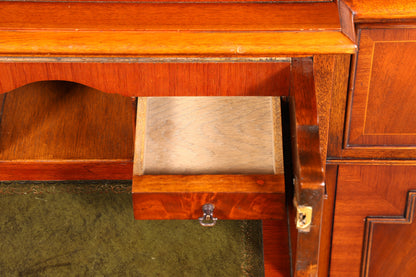 Wunderschöne Englische Vitrine echt Holz Sekretär Bibliothek Bücherschrank Bücherregal