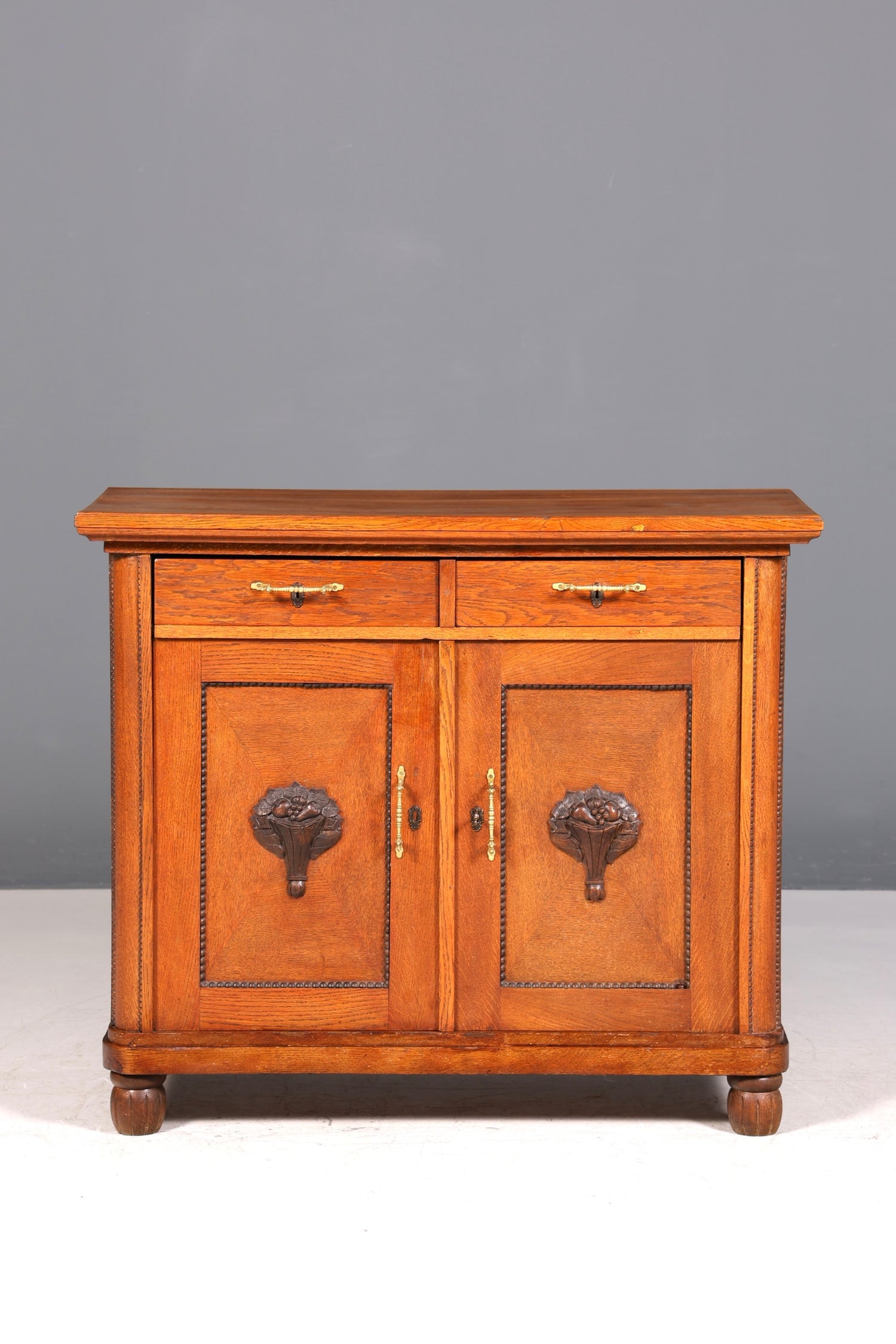 Wunderschöne Jugendstil Kommode Sideboard Eiche Antik Schrank Gründerzeit Flur Kommode