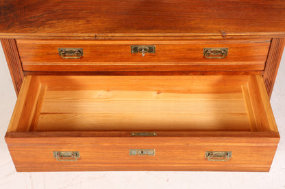 Wunderschöne Jugendstil Kommode Antik Sideboard mit Spiegel Flurkommode Frisierkommode