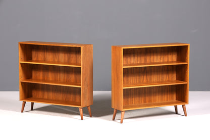 Wunderschönes Original Musterring Regal Vintage Bücherregal Mid Century 60er Jahre Holz Regal 1 von 2