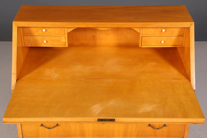 Stilvoller Mid Century Sekretär echt Holz Vintage Büro Schrank Schreibkommode 60er Jahre