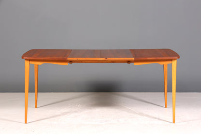 Traumhafter Mid Century Esstisch ausziehbarer Danish Design Teak Holz Küchentisch Esszimmer Tisch