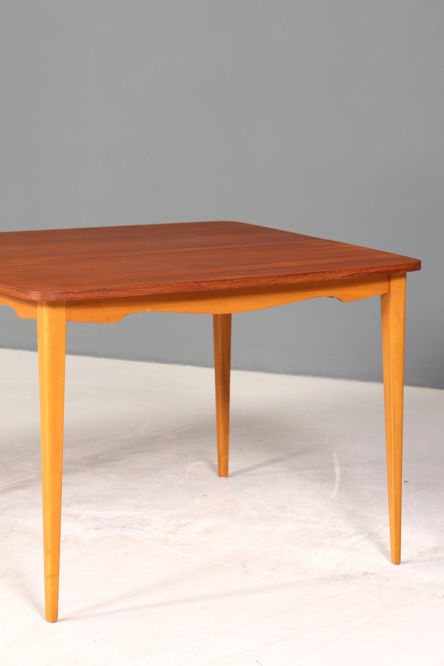 Traumhafter Mid Century Esstisch ausziehbarer Danish Design Teak Holz Küchentisch Esszimmer Tisch