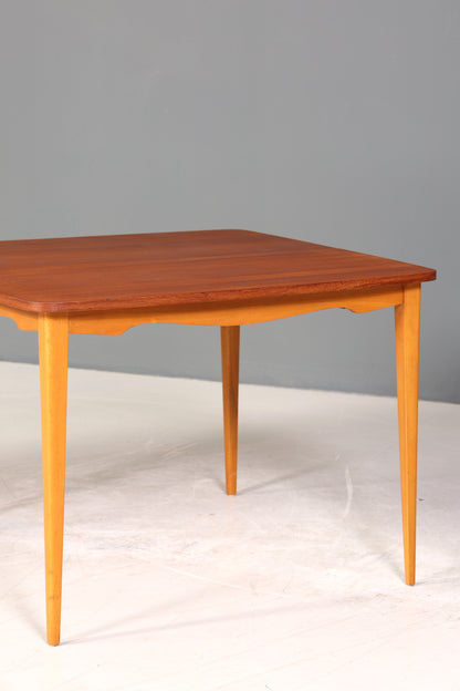 Traumhafter Mid Century Esstisch ausziehbarer Danish Design Teak Holz Küchentisch Esszimmer Tisch
