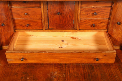 Edler Gründerzeit Sekretär Vertiko Highboard Louis Philippe Kommode Antik um 1880 Schreibsekretär