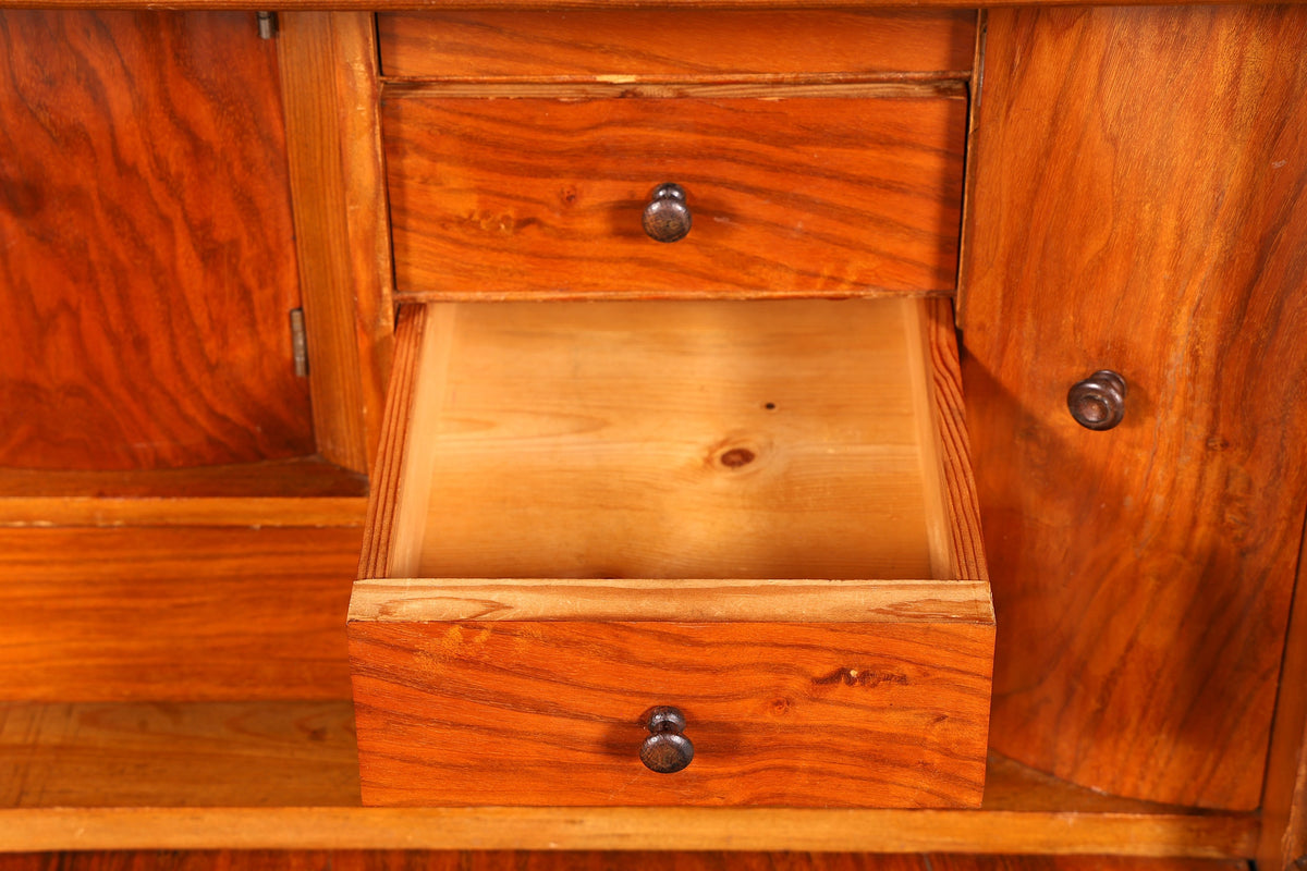Edler Gründerzeit Sekretär Vertiko Highboard Louis Philippe Kommode Antik um 1880 Schreibsekretär