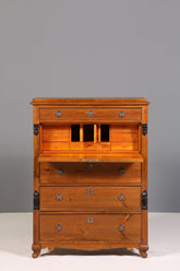 Wunderschöner Antik Sekretär um 1900 Vertiko Weichholz Kommode Landhaus Schreibkommode