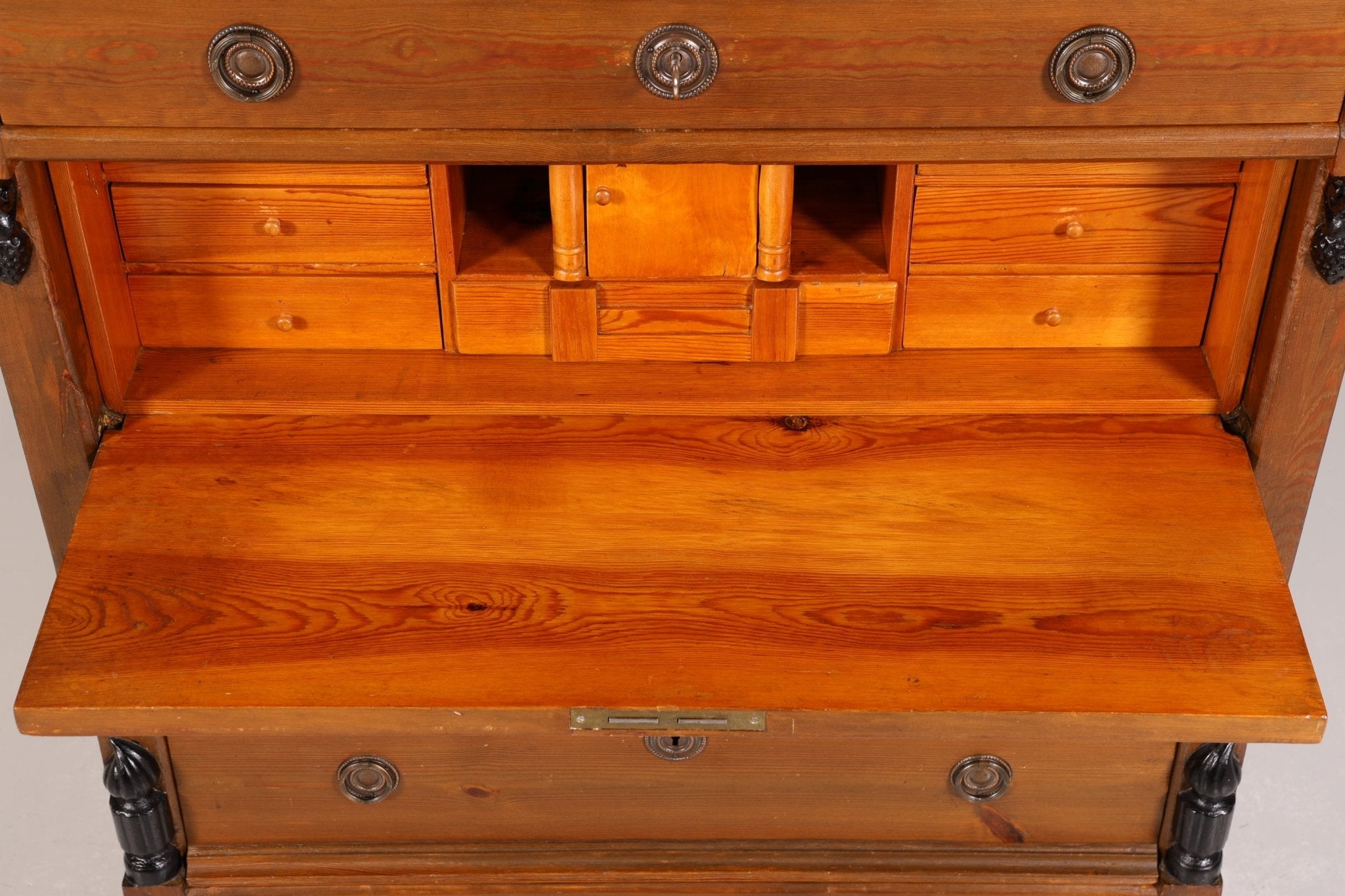 Wunderschöner Antik Sekretär um 1900 Vertiko Weichholz Kommode Landhaus Schreibkommode