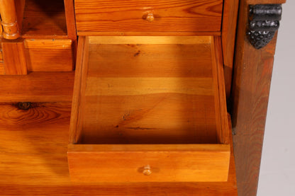 Wunderschöner Antik Sekretär um 1900 Vertiko Weichholz Kommode Landhaus Schreibkommode