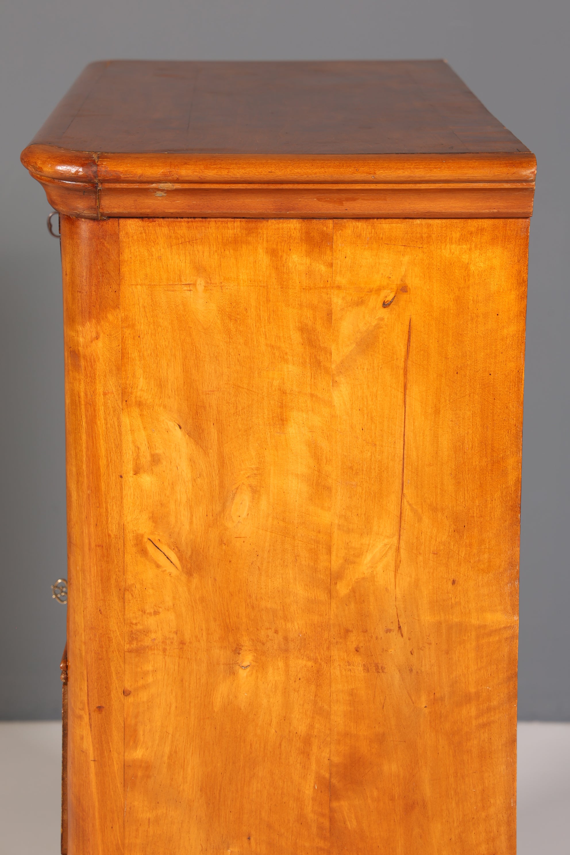 Stilvoller Biedermeier Sekretär Vertiko Louis Philippe  Kommode Schubladenkommode