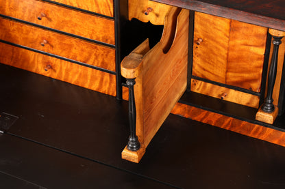 Wunderschöner Original Biedermeier Sekretär um 1860 Englisch Kommode Antik Bürokommode